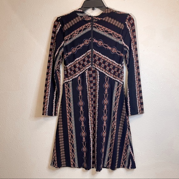 FREE PEOPLE 'Stella' Black Knit Mini Dress XS/S - Picture 2 of 9